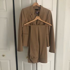 The Limited tan women’s pants suit